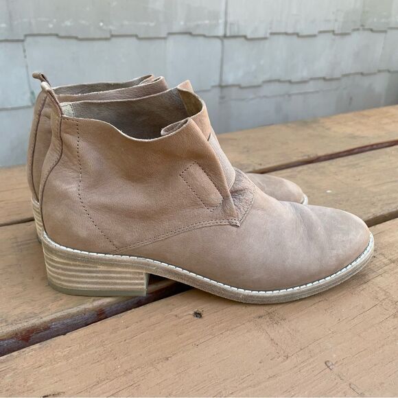 Eileen Fisher Soul Tumbled Suede‎ Ankle Boots Bootie size 6.5 - Picture 7 of 11